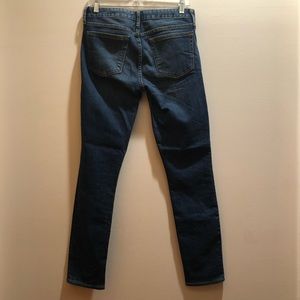 Gap dark wash skinny jeans